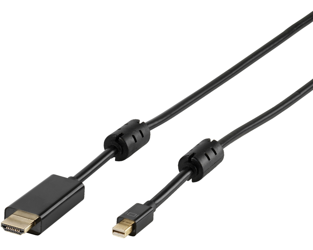 VIVANCO Mini DisplayPort 45344 HDMI Kabel, 1,8m