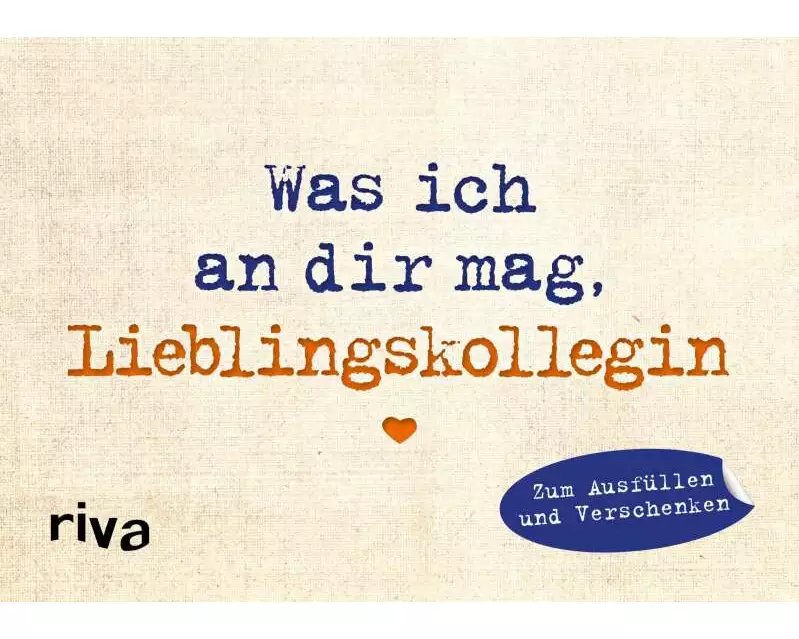 Was ich an dir mag, Lieblingskollegin – Miniversion