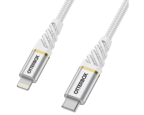 Premium Cable USB C-Lightning 1M White