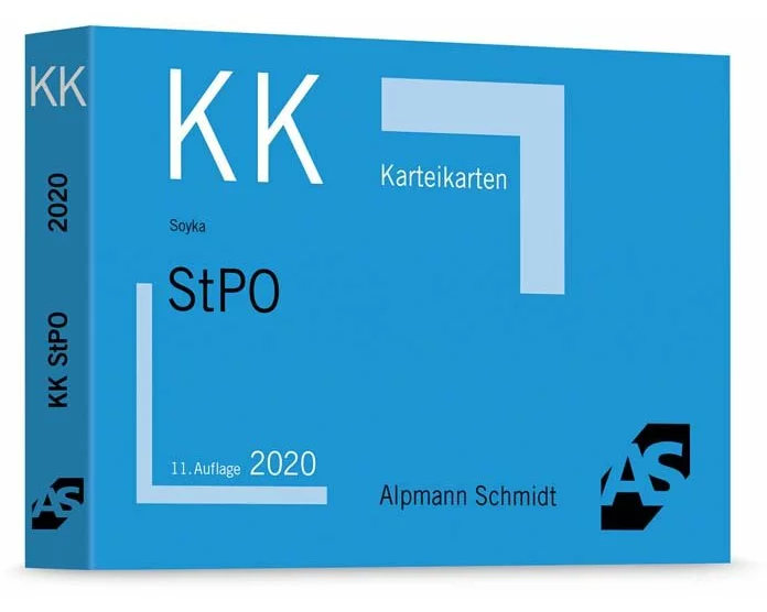Karteikarten StPO