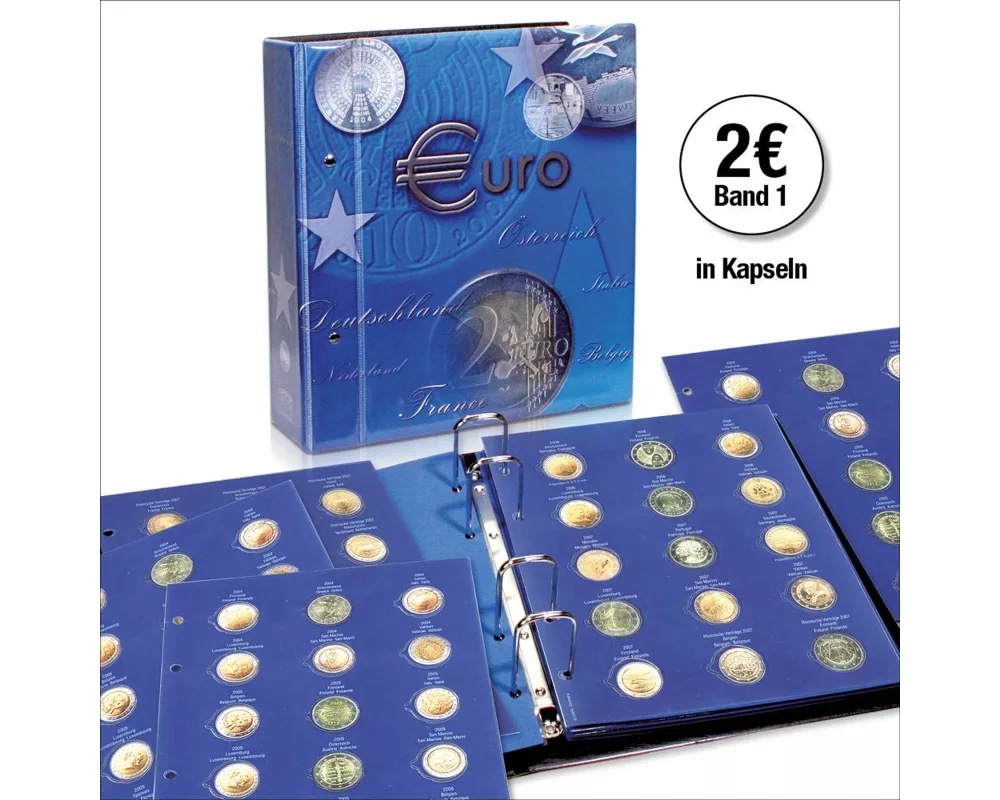 2 Euro Münzen 2004-2012 in Kapseln TOPset
