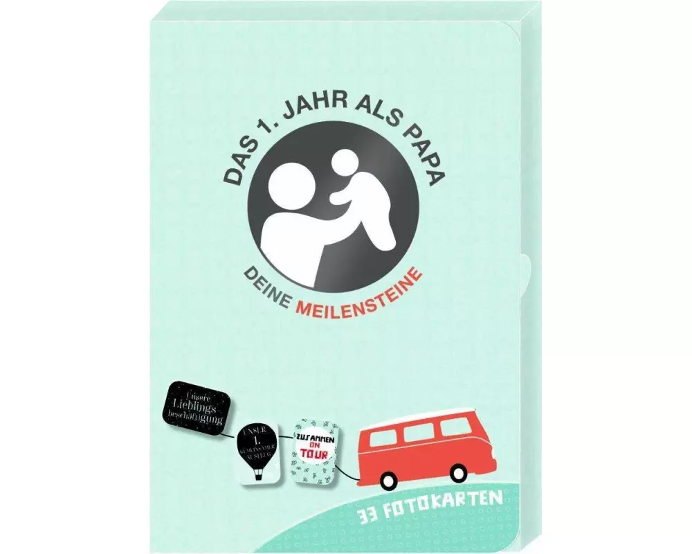 Meilensteinkarten - Das erste Jahr als Papa - Deine Meilensteine