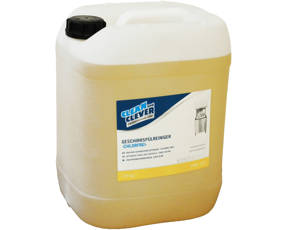 CLEAN AND CLEVER Geschirrspülreiniger 25kg 31126 PRO120 chlorfrei
