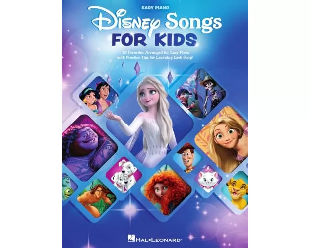Disney Songs for Kids - Easy Piano Songbook with 20 Songs - Easy-To-Play Disney Piano Book - Outstanding Sheet Music Book Collection - Piano Song Book
