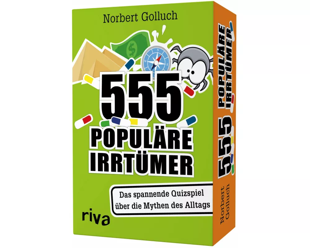 555 populäre Irrtümer – Das spannende Quizspiel rund um die Mythen des Alltags