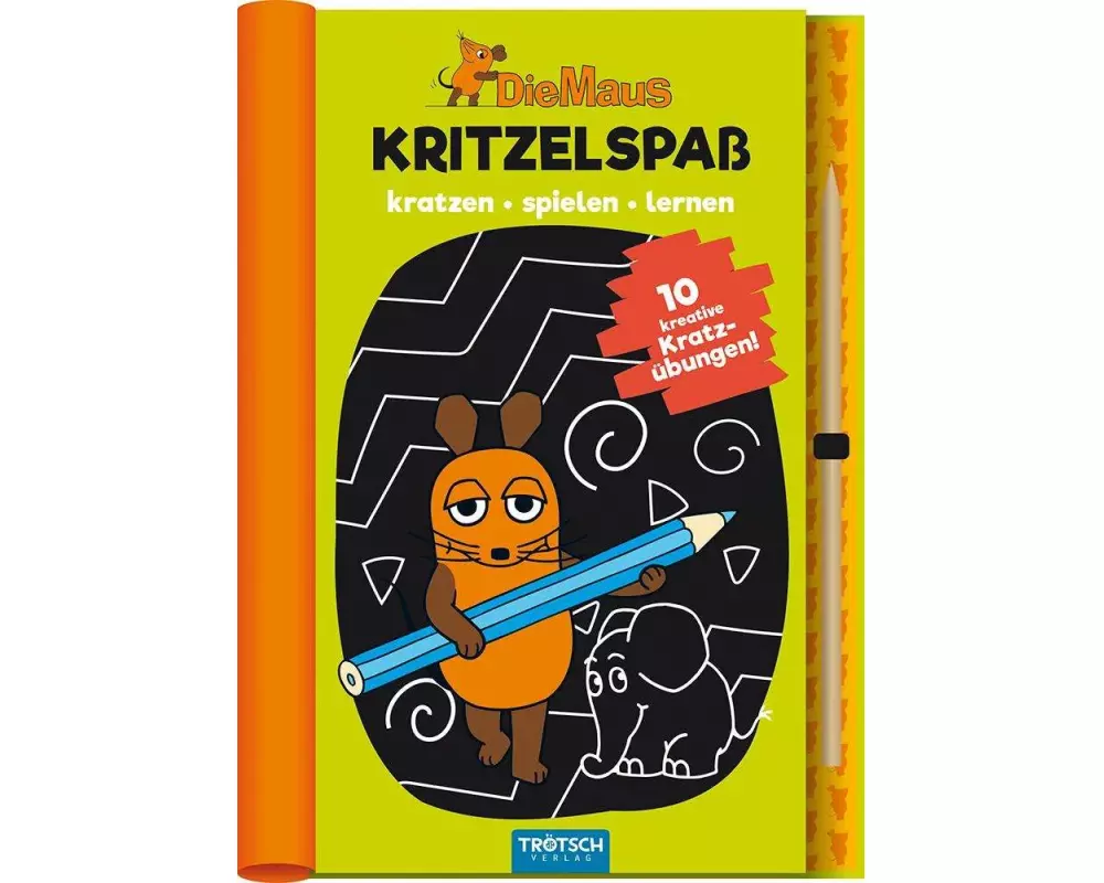 Trötsch Die Maus Kritzelspaß Kratzbuch