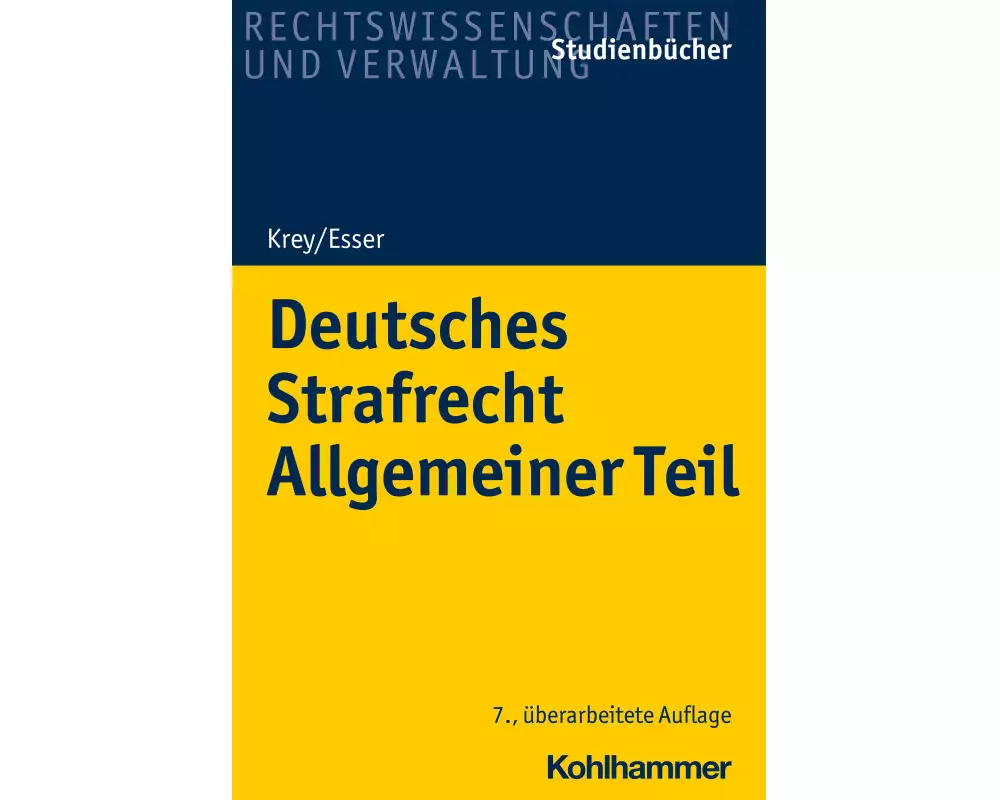 Deutsches Strafrecht Allgemeiner Teil