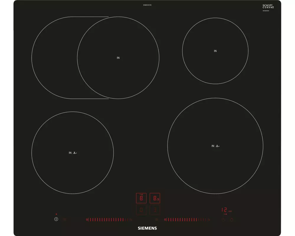 Siemens Induktionskochfeld EH601LFC1E Flächenbündig