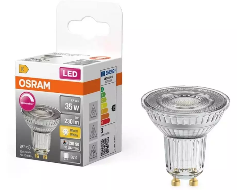 OSRAM Lampe LED SUPERSTAR PAR16 2.4W Warmweiss (WW)