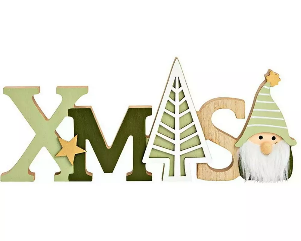 G. Wurm Aufsteller XMAS, Grün