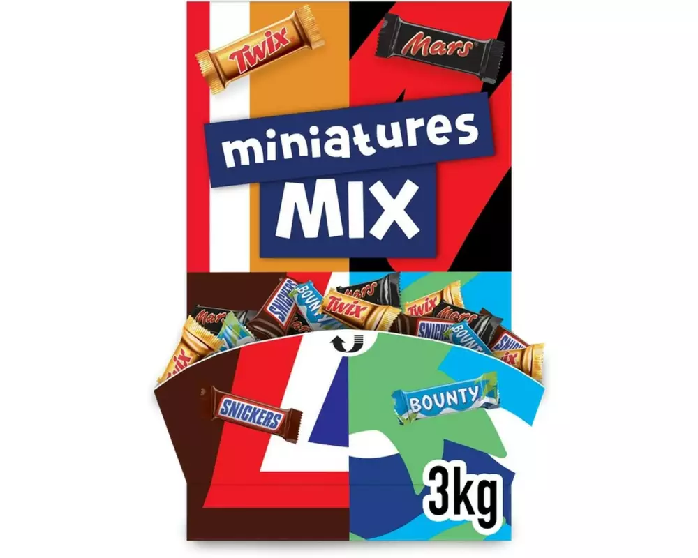 Mars Choc. & Gum Schokolade Mixed Miniatures 3000 g