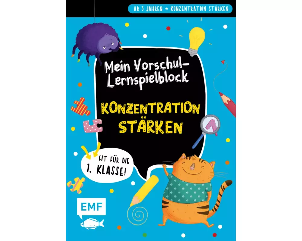 Mein bunter Lernspielblock – Vorschule: Vergleichen, Kombinieren, Rätseln