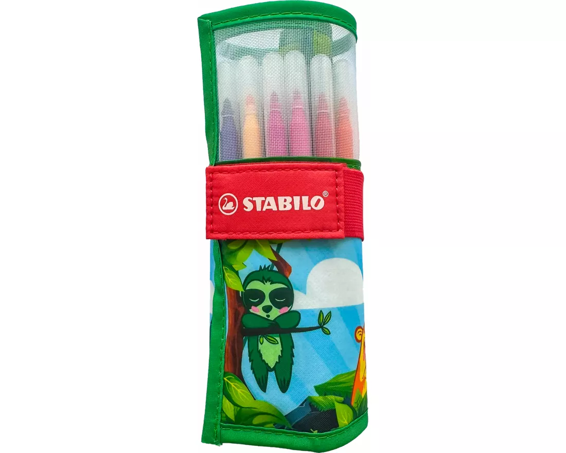 STABILO Fasermaler Power Animal 2mm CH280/18-07 grün 18 Stück