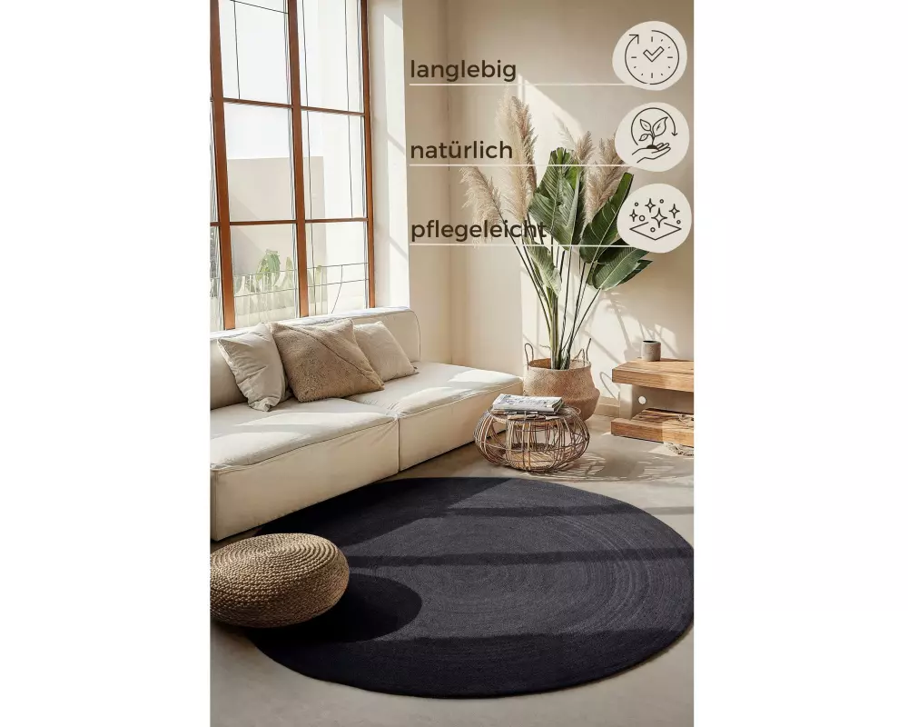 Hanse Home Teppich Rangpur 100 cm x 100 cm