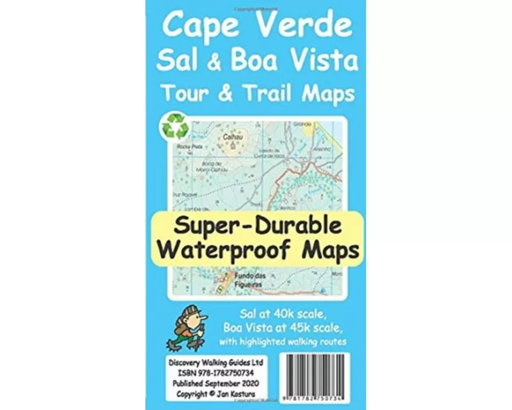 Cape Verde Sal and Boa Vista Tour and Trail Maps