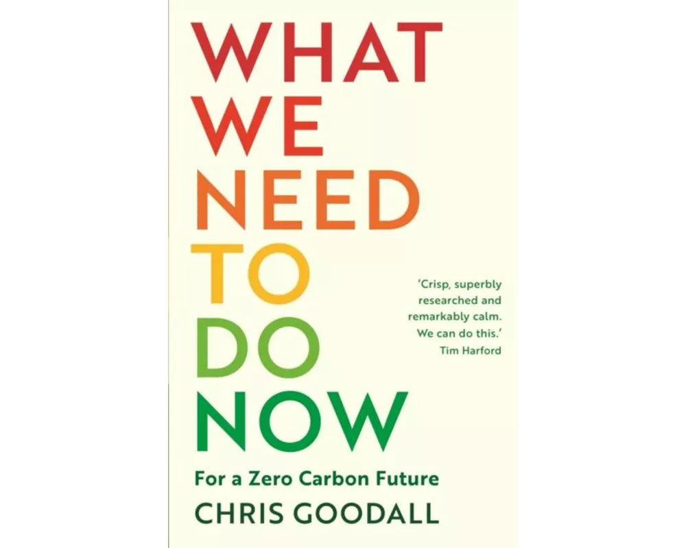 What We Need to Do Now
