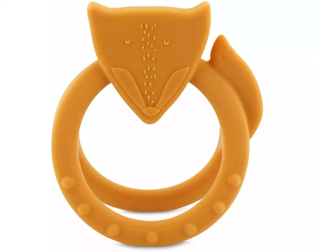 Trixie Beissring Fuchs Silikon, orange