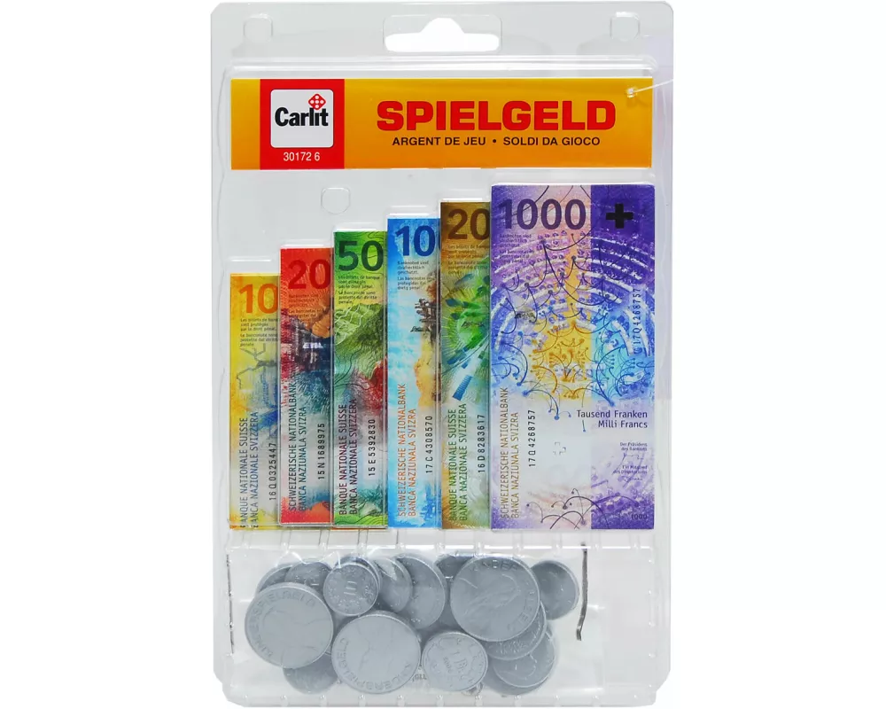 Carlit Spielgeld / Argent de jeu Schweizer Franken