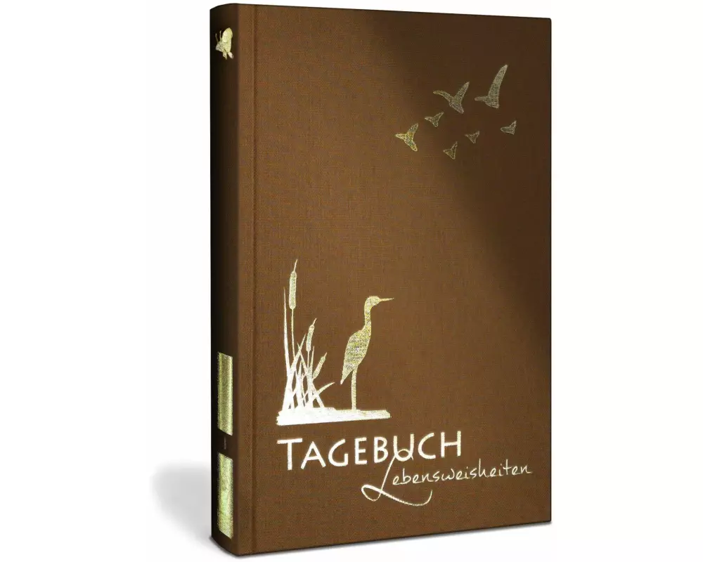 Tagebuch illustriert mit Aquarellmalerei und schönen Sprüchen zum Nachdenken