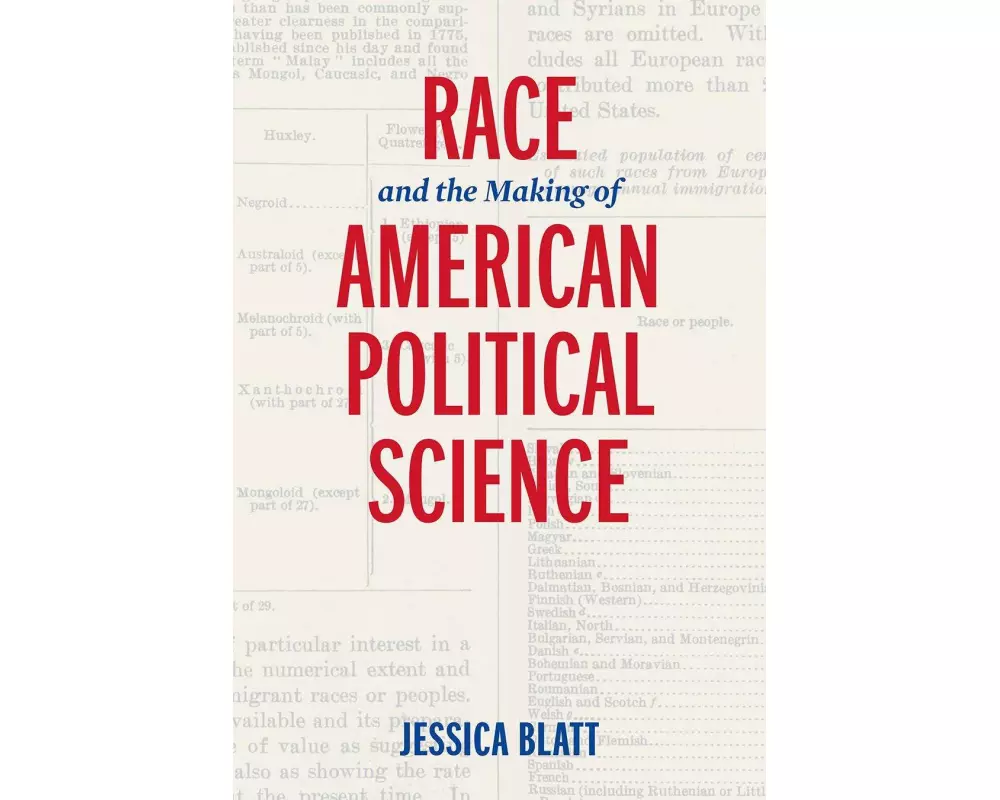 Race and the Making of American Political Science