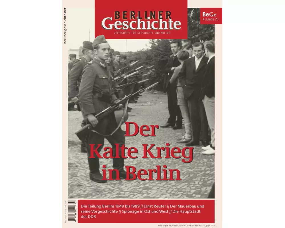 Berliner Geschichte - Zeitschrift für Geschichte und Kultur