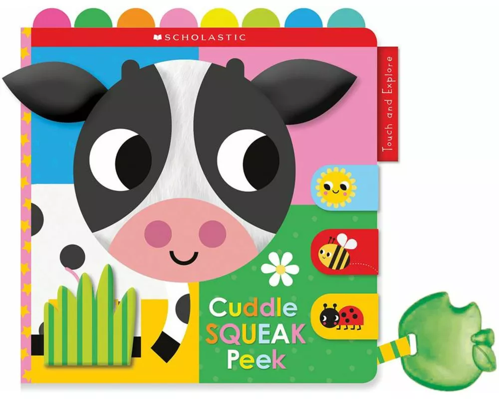 Cuddle Squeak Peek Cloth Book: Scholastic Early Learners (Touch and Explore)
