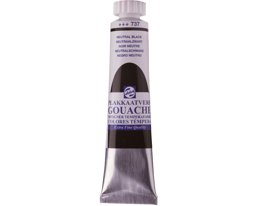 TALENS Plakatfarbe 20ml 08047372 neutral schwarz