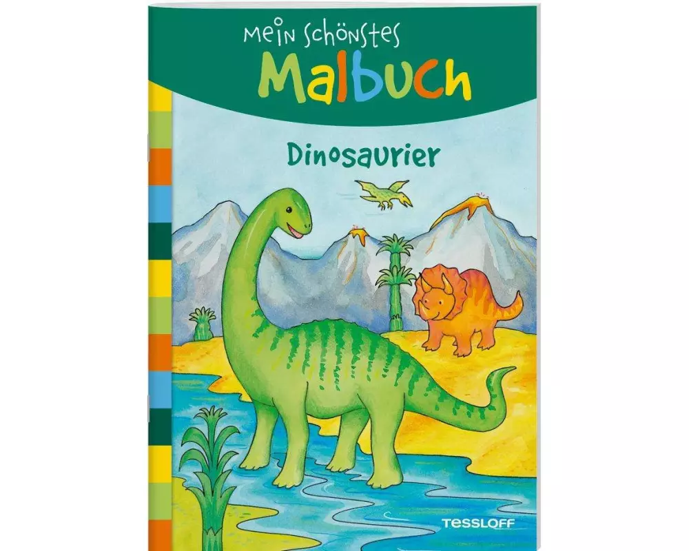 Mein schönstes Malbuch. Dinosaurier