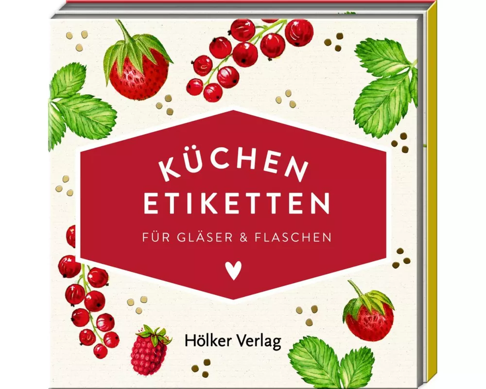 Küchen-Etiketten (Rote Beeren, Hölker Küchenpapeterie)