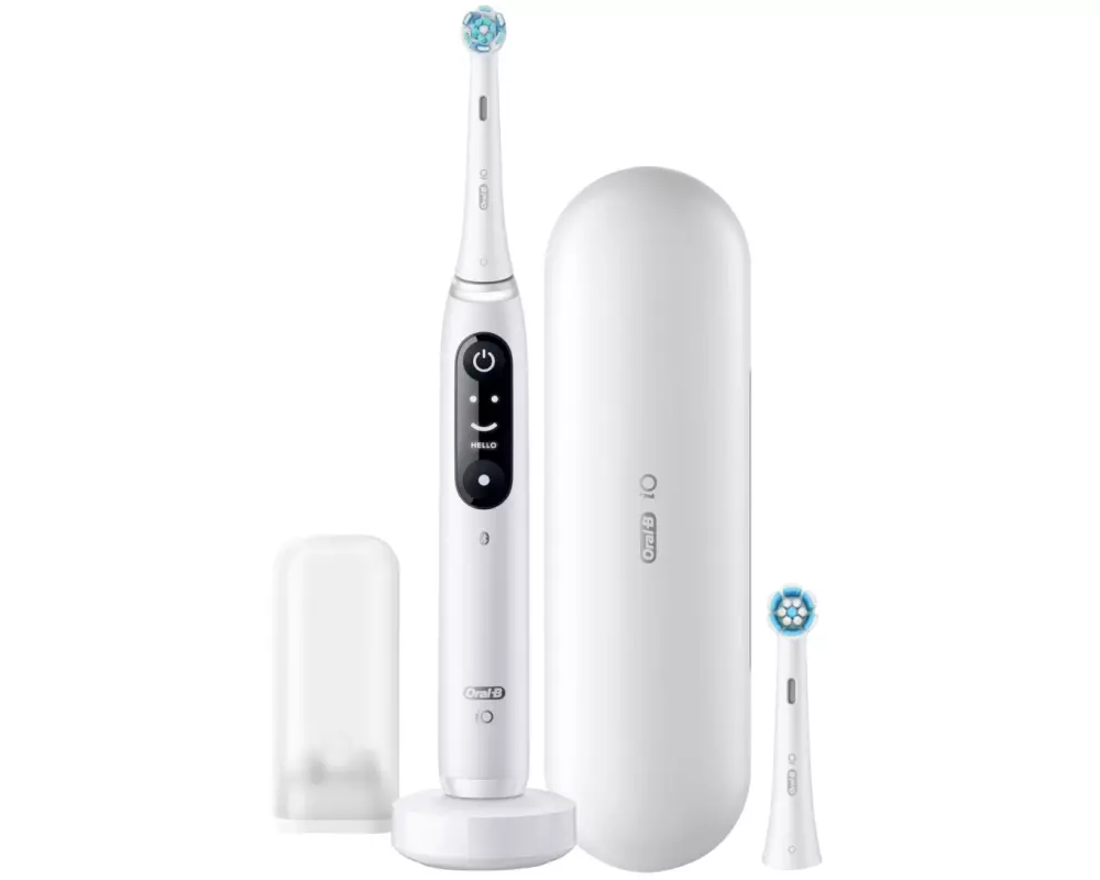 Oral-B Mikrovibrationszahnbürste iO Series 7N White Alabaster