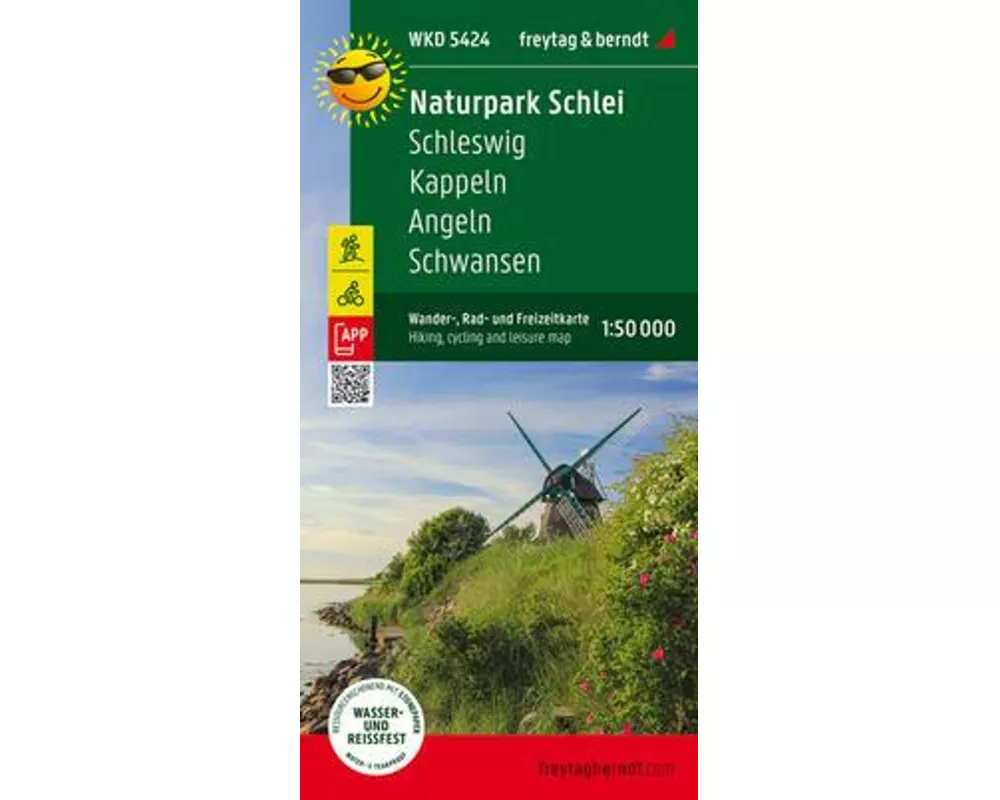 freytag & berndt Wanderkarte WKD 5424 Naturpark Schlei, Schleswig - Kappeln - Angeln - Schwansen 1:50.000