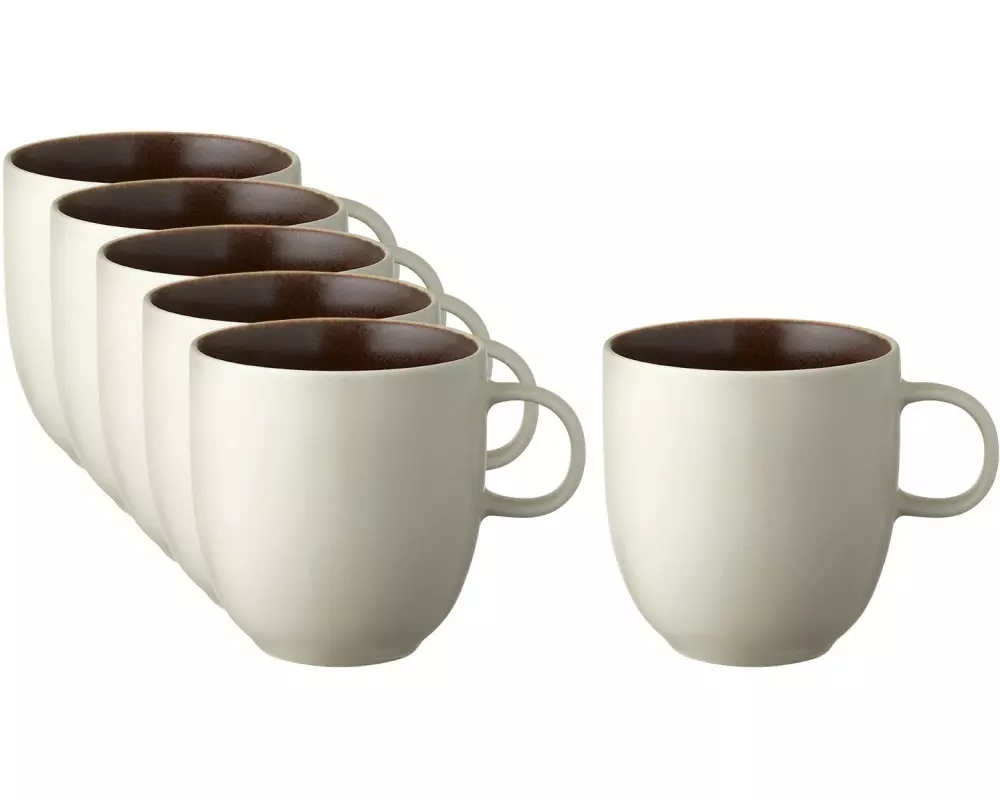 Studio Round Teetasse North 330 ml, 6 Stück, Braun