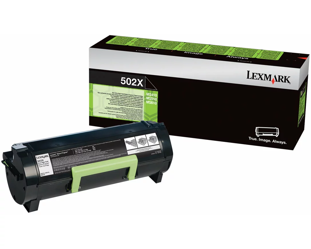 Lexmark 502X Toner black Extra high Capacity 10.000 pages return program
