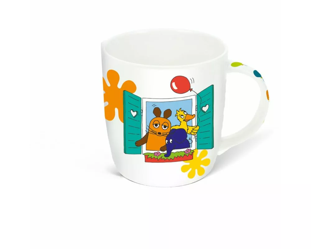 Trötsch Die Maus Maus und Freunde Tasse in Hausverpackung