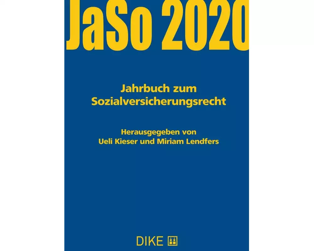 Jahrbuch zum Sozialversicherungsrecht 2020