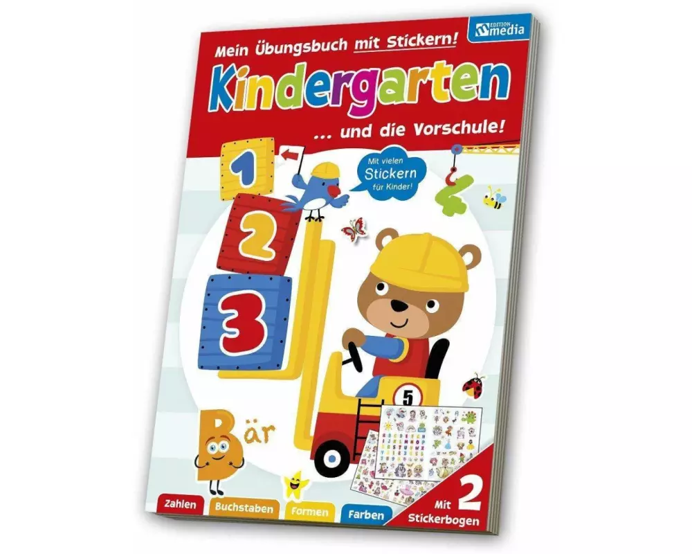 XXL Übungsbuch: Übungsbuch für den Kindergarten / Vorschule