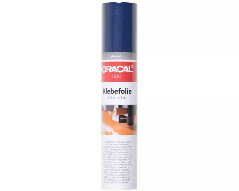 ORAFOL Vinylfolie Oracal 751C / 31.5 x 300 cm Dunkelblau