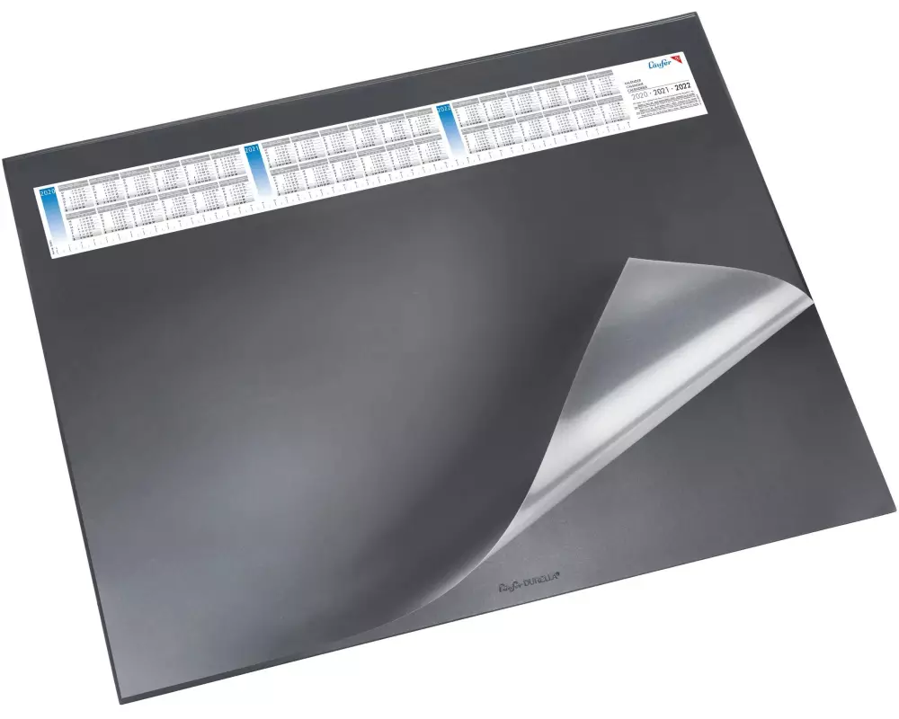 Läufer Schreibunterlage Durella DS 65 x 52 cm, Schwarz