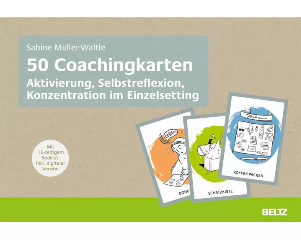 50 Coachingkarten Aktivierung, Selbstreflexion, Konzentration im Einzelsetting