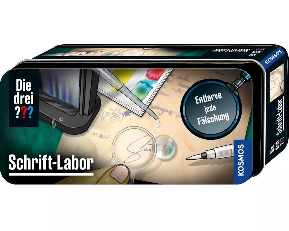 Kosmos Detektivausrüstung Die drei ??? Schrift-Labor (XL-Dose)