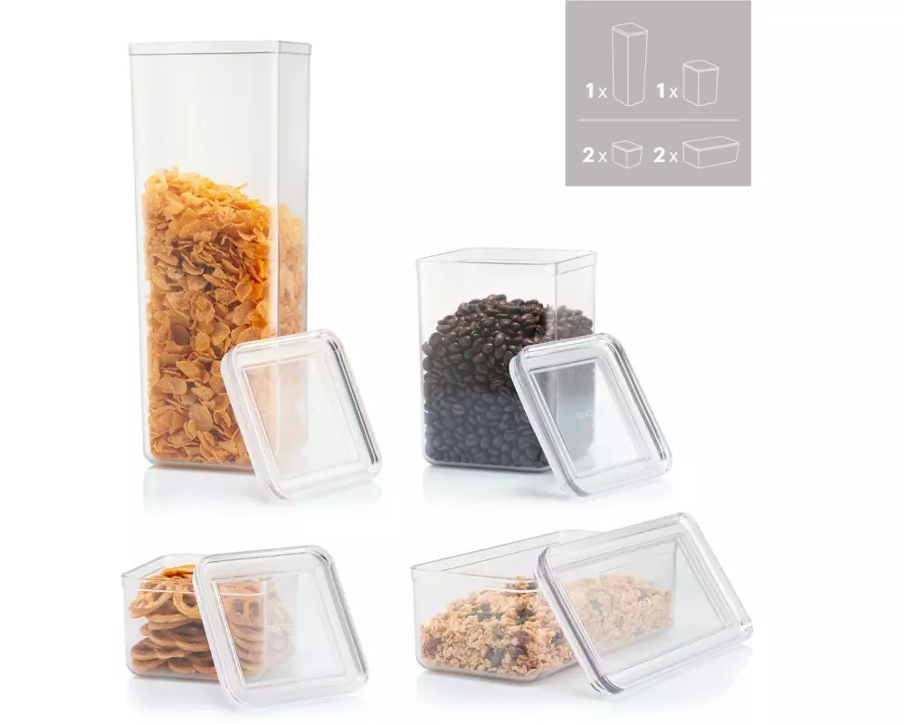 Bodum Vorratsdose Canteen 6er Set Transparent