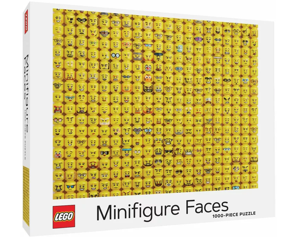 LEGO Minifigure Faces 1000-Piece Puzzle