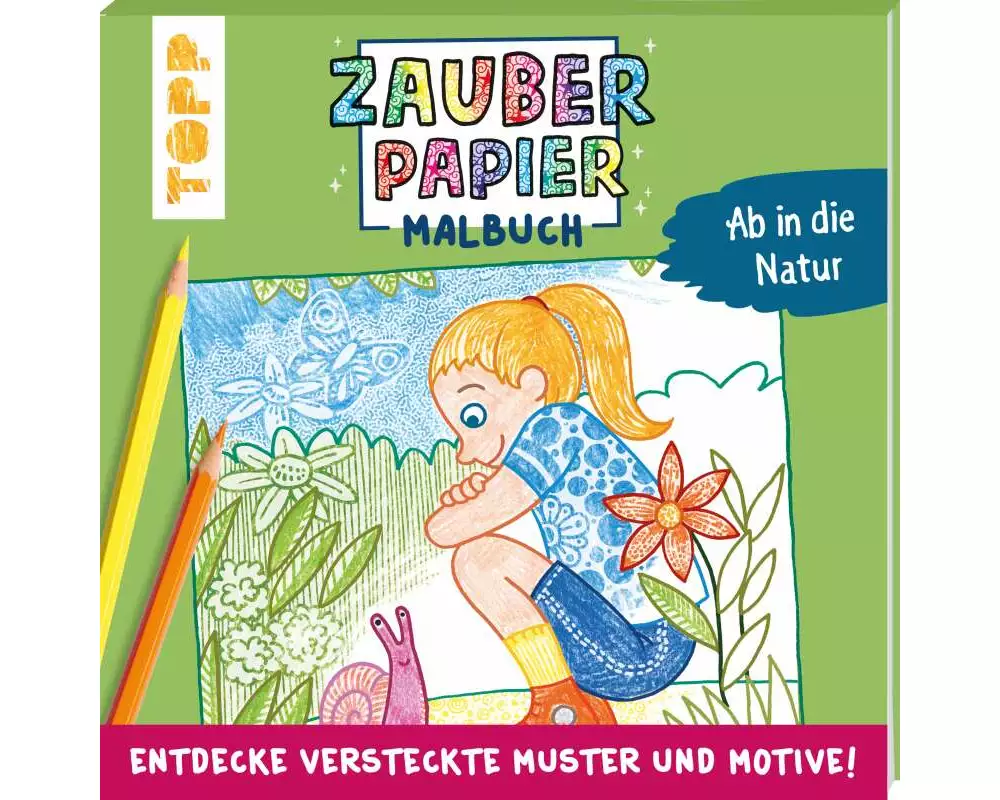 Zauberpapier Malbuch Ab in die Natur
