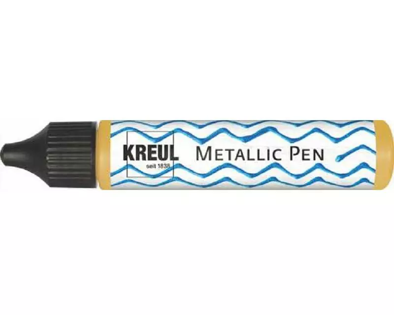 Kreul Effektfarbe Pen Liner Metallic Gold, 29 ml