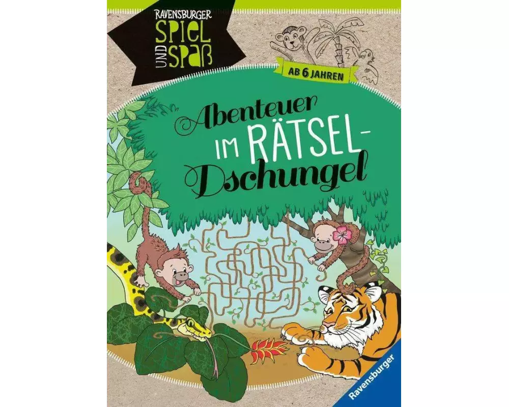 Abenteuer im Rätsel-Dschungel ab 6 Jahren
