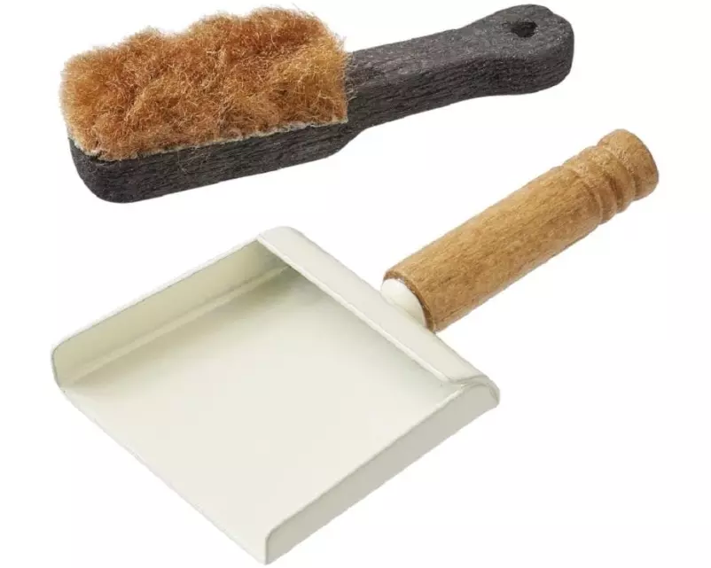 HobbyFun Mini-Utensilien Besen und Schaufel 4 cm