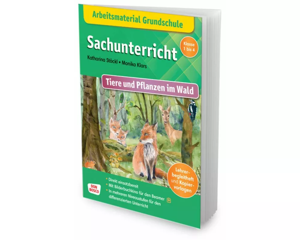 Arbeitsmaterial Grundschule. Sachunterricht. Tiere und Pflanzen im Wald