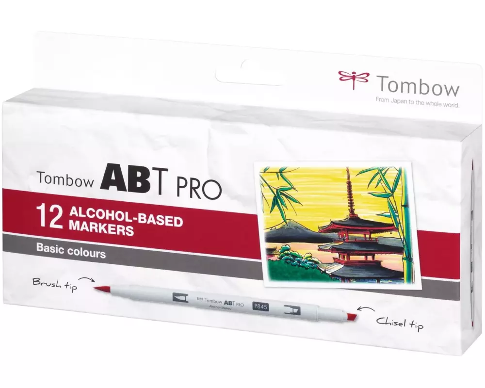 Tombow Basic Colors, Box,12er-Set