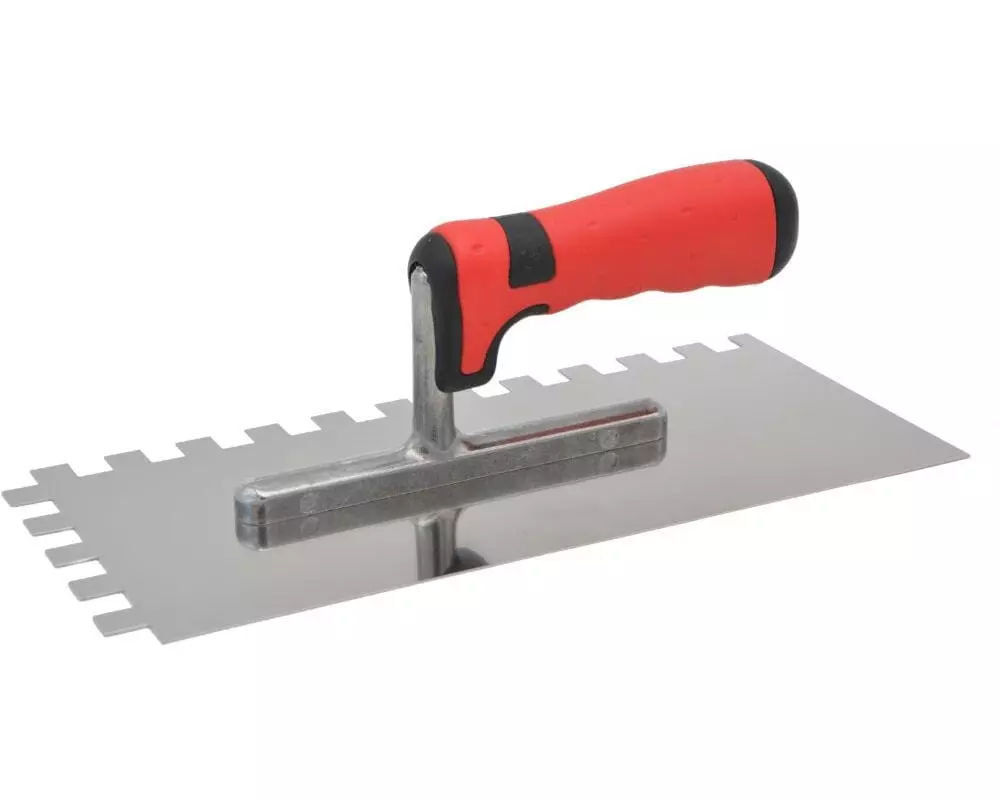 Laser & Tools Glättekelle 12 x 12 gezahnt 280 x 130 mm