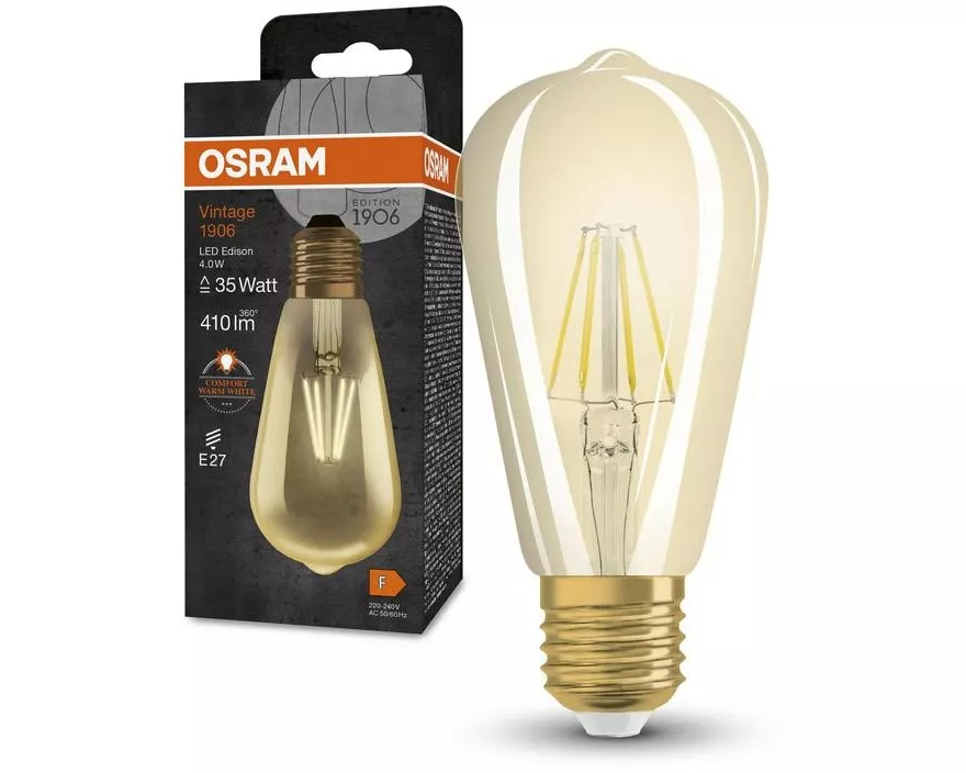 OSRAM Vintage 1906 LED EDISON 4W, E27, Warmweiss (WW)